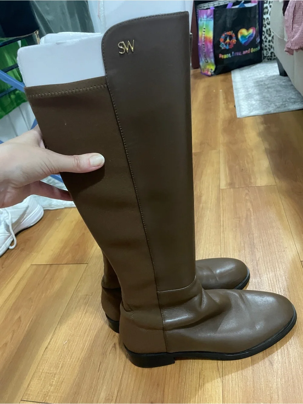 Stuart Weitzman Tall Brown Leather Over-the-Knee Boots